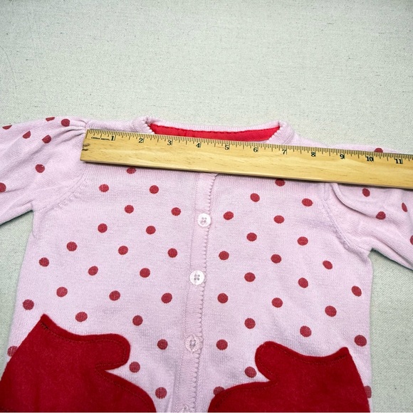 Cherokee Pink with Red Mittens & Polka Dots - Size 24months - Picture 11 of 16